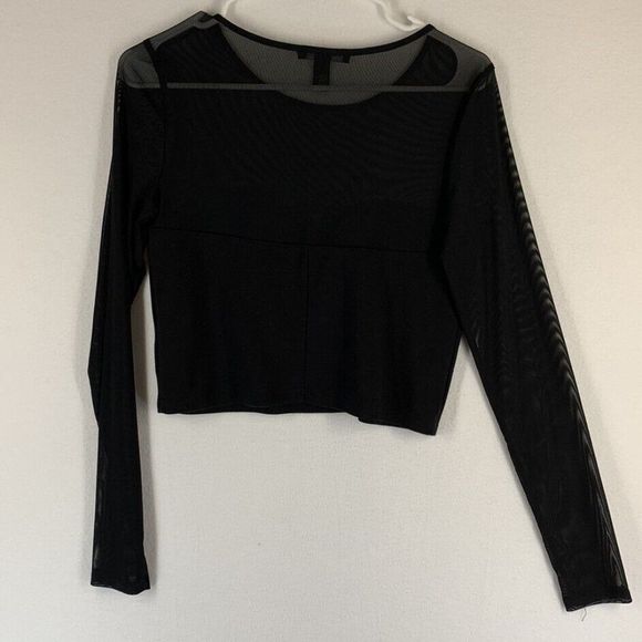 Forever21 Crop Top Black Size L - Picture 10 of 10